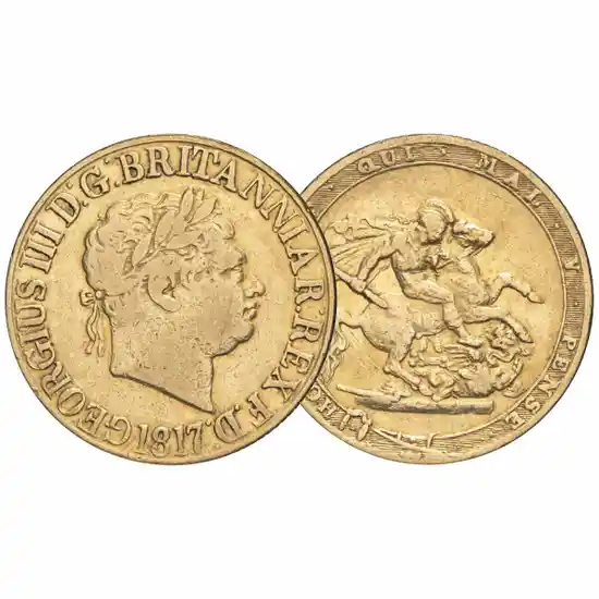 1817-2021 Monarchs Gold Sovereign 7-Coin Collection - Image 5