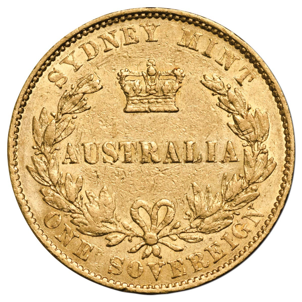 1855 Sydney Mint Sovereign Type I Very Fine