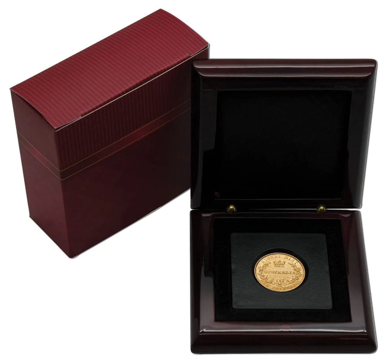 1855 Sydney Mint Sovereign Type I Very Fine - Image 3