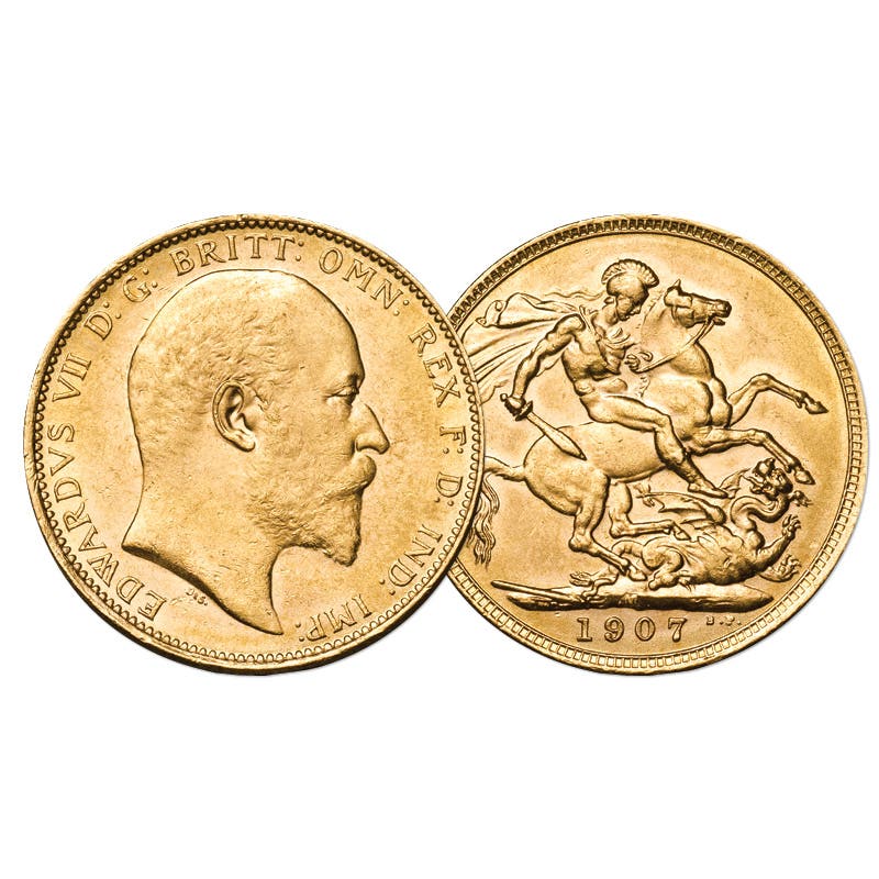 1857-1931 Sovereign 8-coin Type Set Extremely Fine-Uncirculated - Image 4