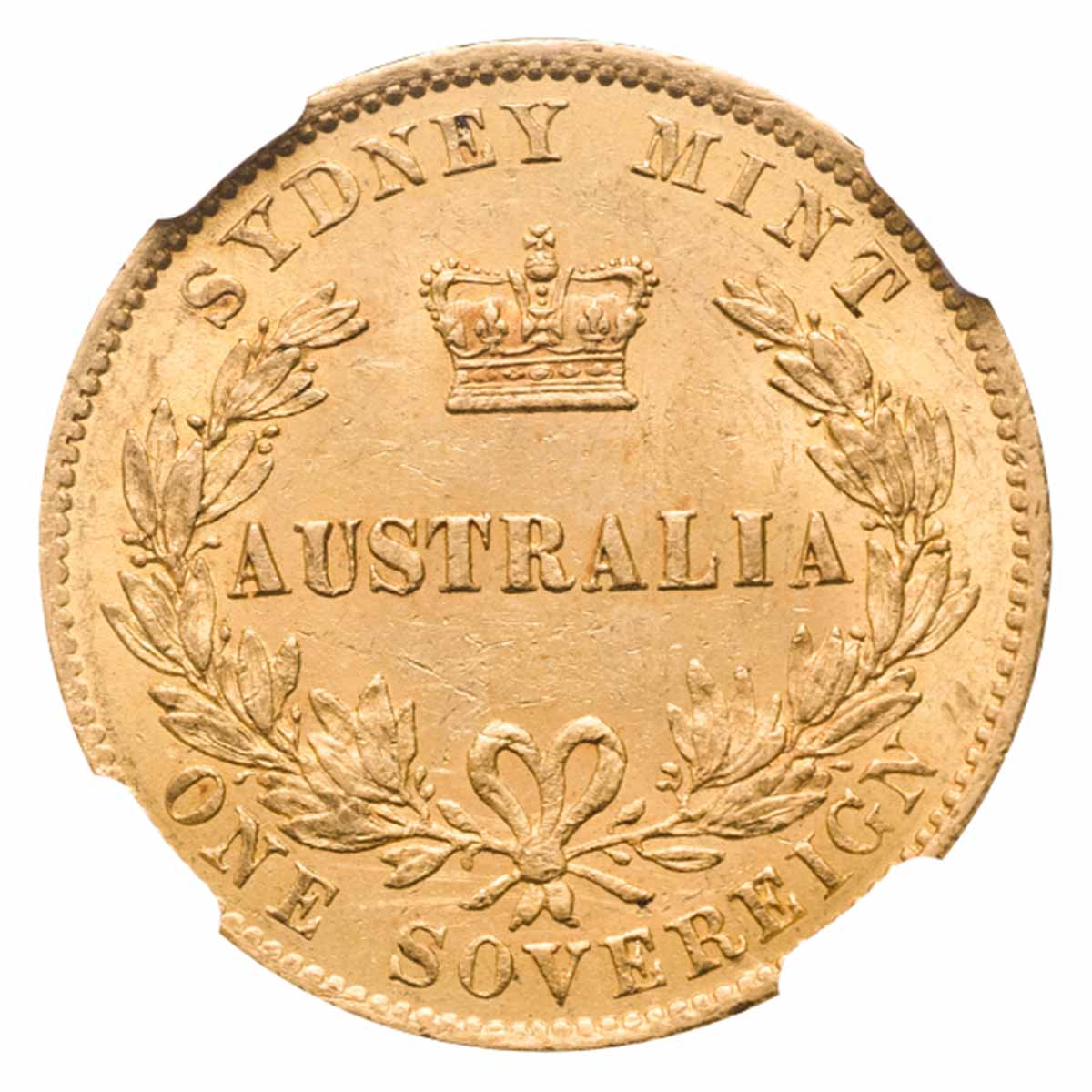 1870 Sydney Mint Sovereign Type II NGC MS61 (Uncirculated)