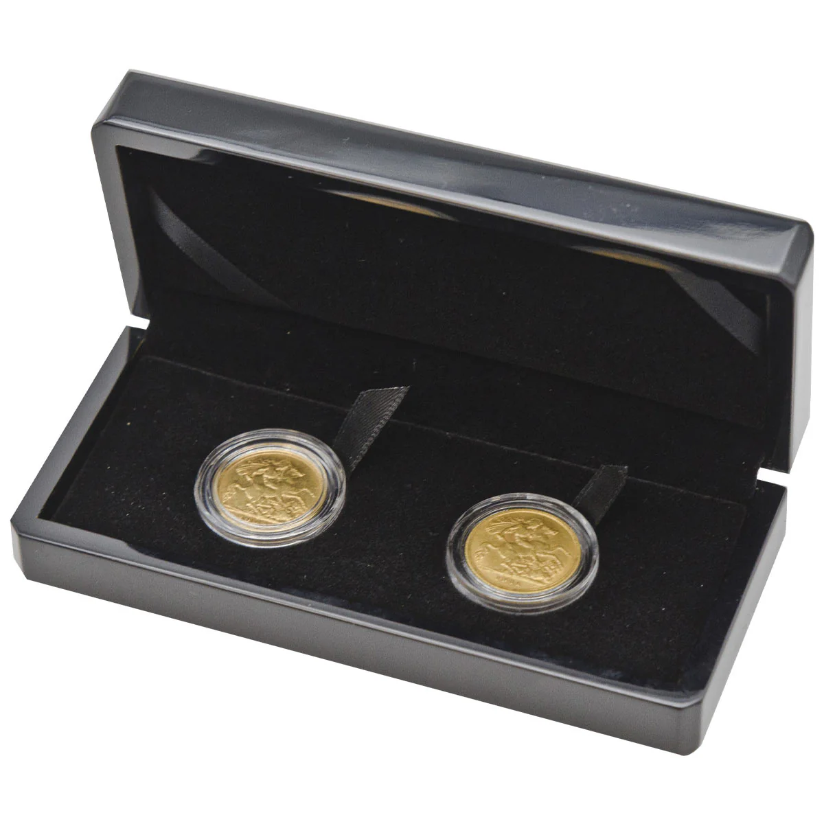 1902-16 Sydney Mint Half Sovereign Two Kings Pair about Very Fine-about Uncirculated - Image 4