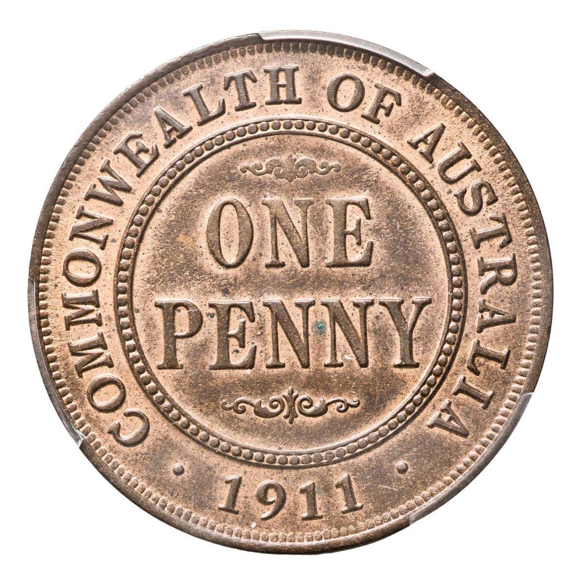 1911 Penny PCGS MS63RB (Choice Uncirculated Red Brown) - Image 2