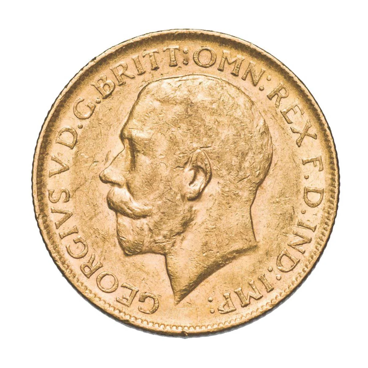 George V 1911P Gold Sovereign Extremely Fine-about Uncirculated - Image 2