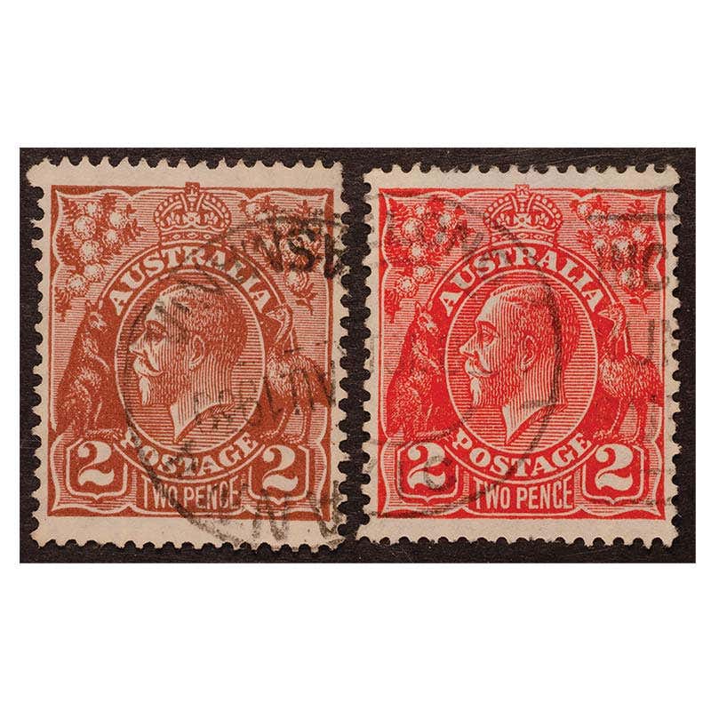 1915-1932 ½d-3d George V Portrait 13-Stamp Set Fine Used - Image 5