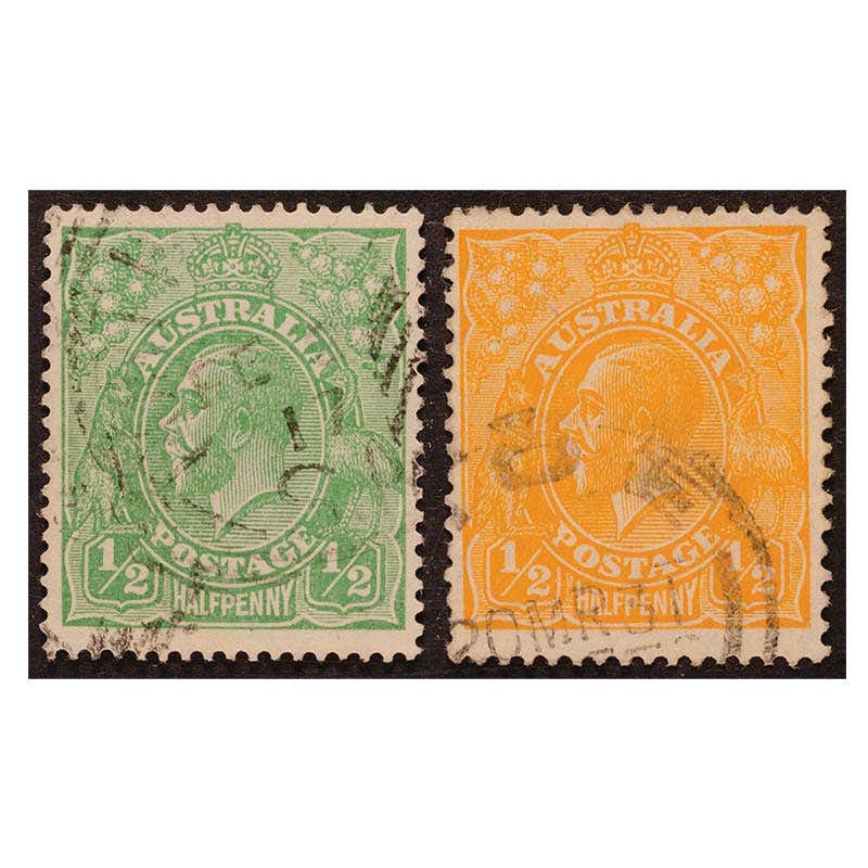 1915-1932 ½d-3d George V Portrait 13-Stamp Set Fine Used - Image 6