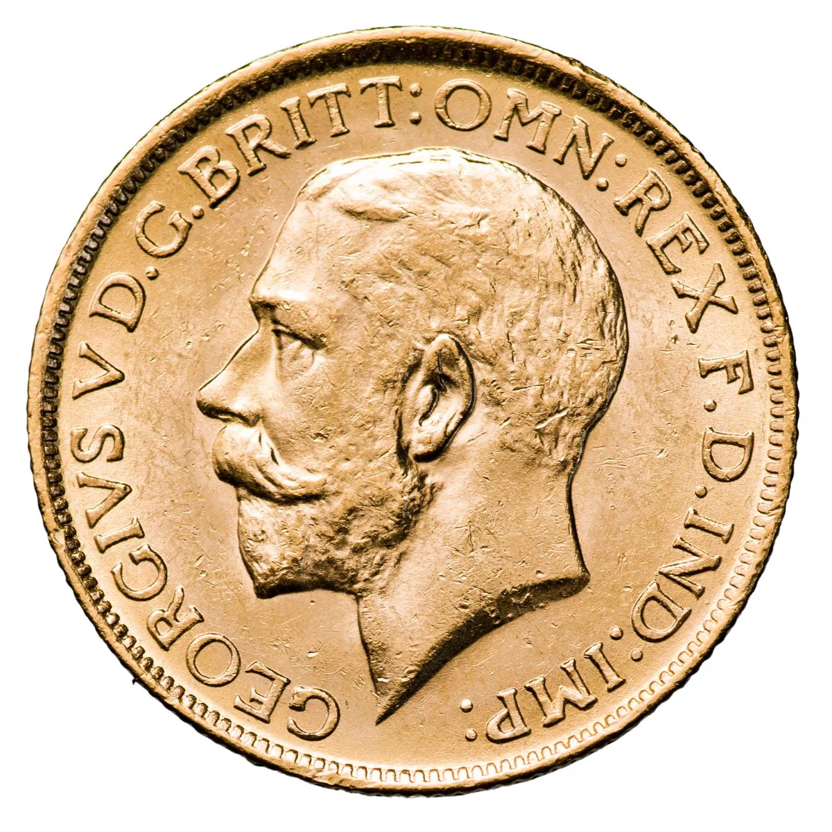 George V 1915S Gold Sovereign Extremely Fine-Uncirculated - Image 2