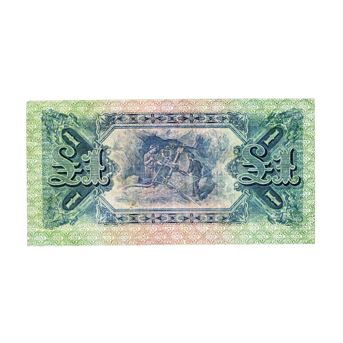 1918 £1 R21 Cerutty/Collins Very Fine Banknote - Image 2