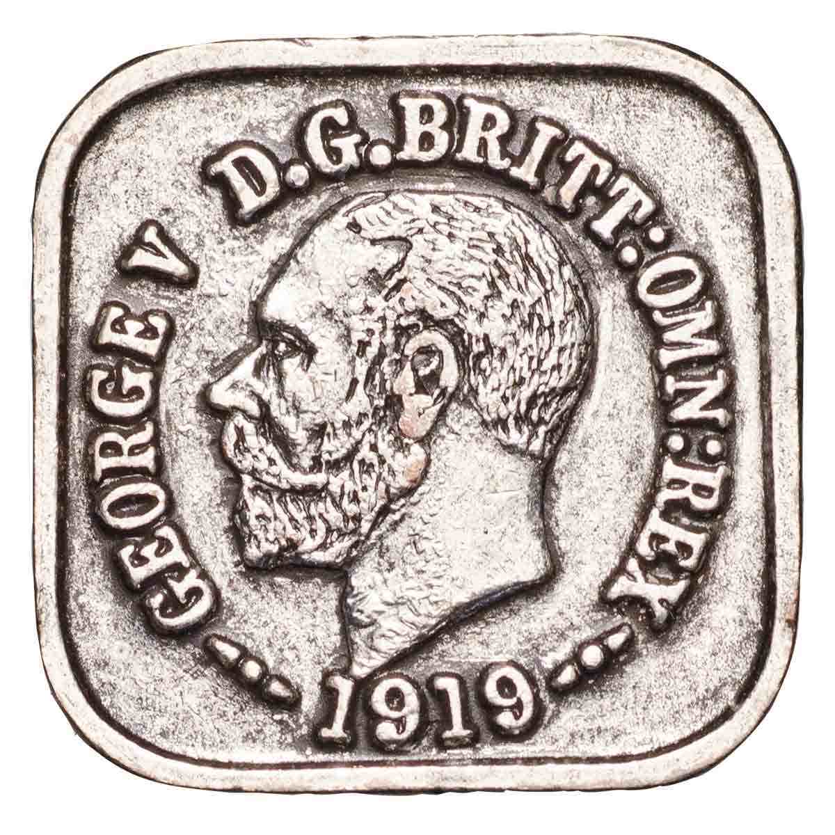 1919 Square Pattern Penny Replica - Image 2