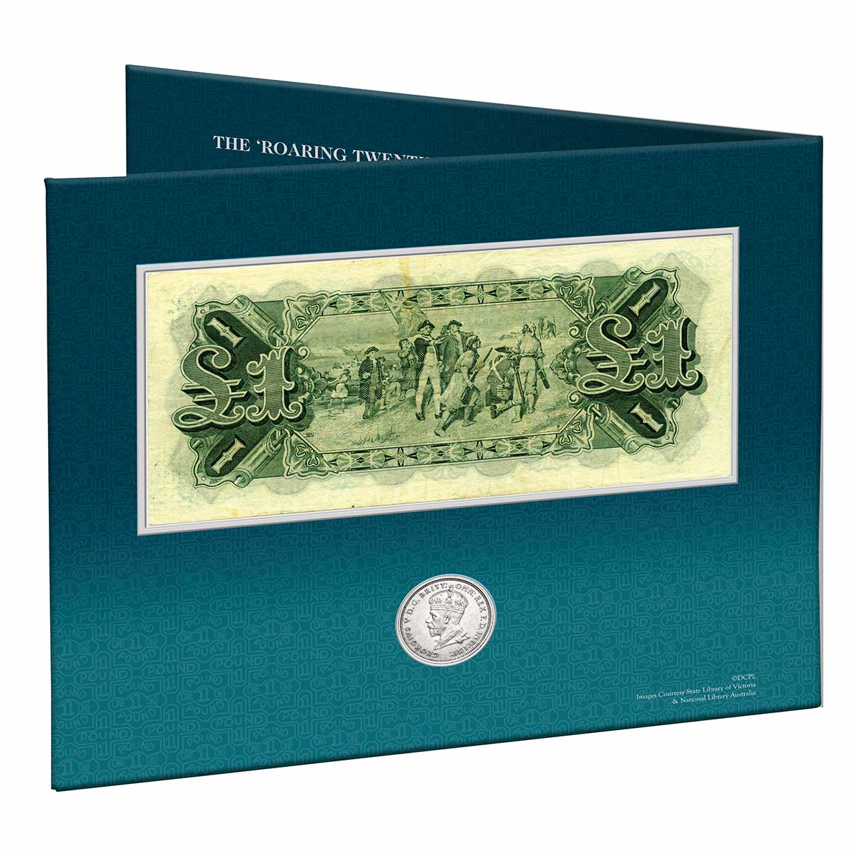 Australia 1920s Coin & Banknote Commemorative Portfolio (Fine-Very Fine) - Image 7