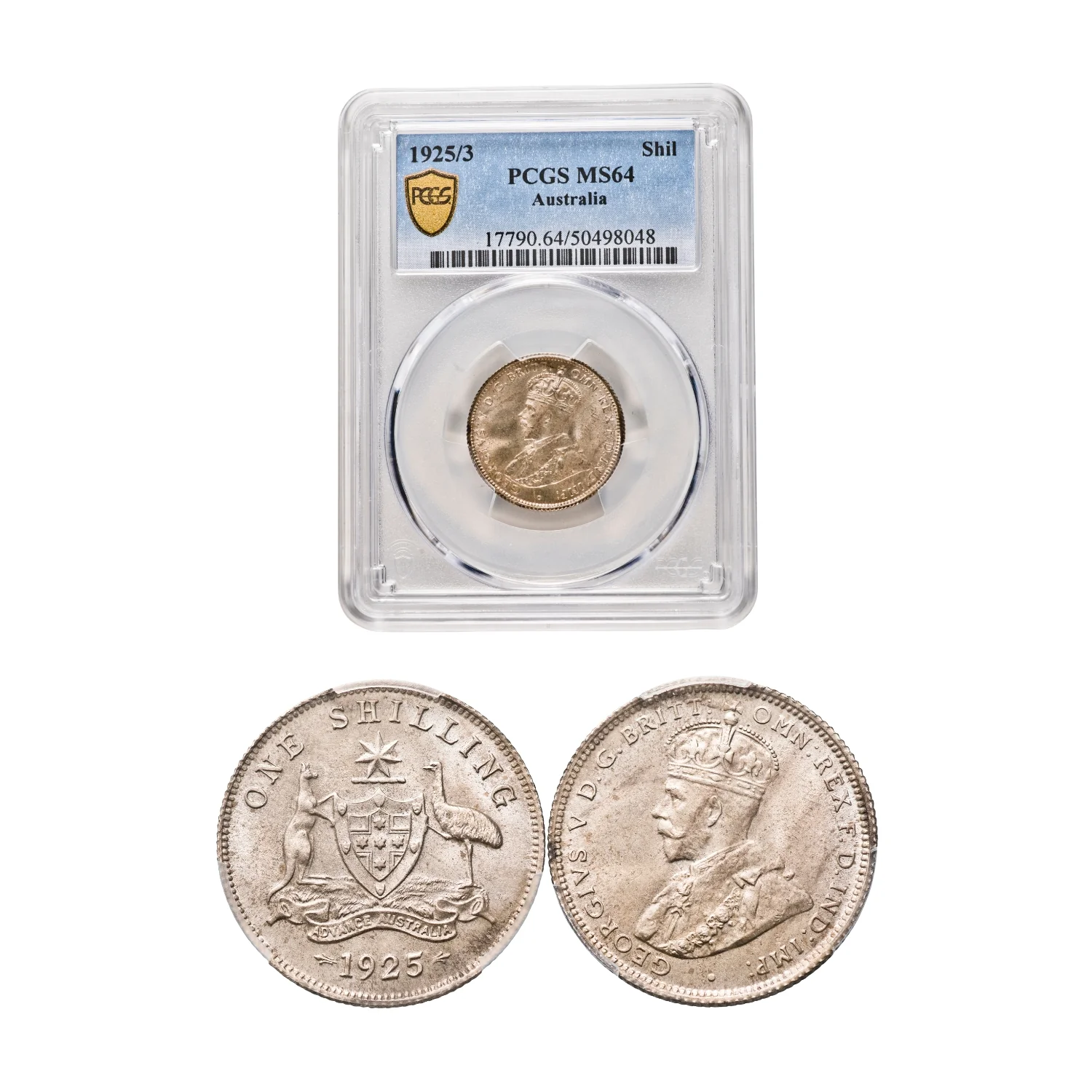 Australia George V 1925 6-Coin Set PCGS MS62-MS66 (Uncirculated-Gem Uncirculated) - Image 5