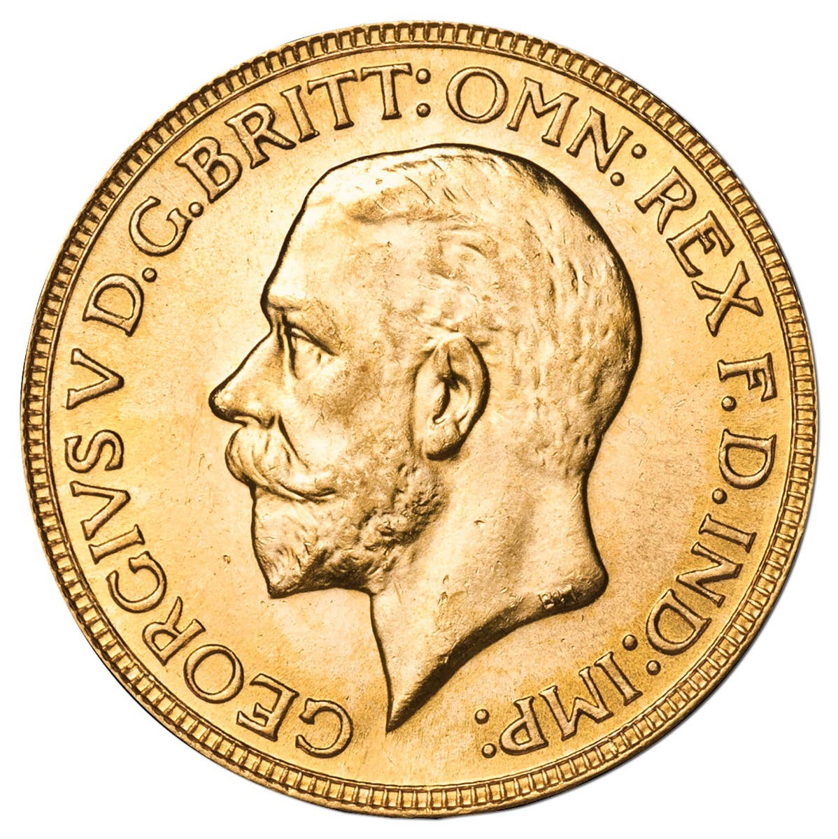 1930 Perth George V Modified Portrait Sovereign Uncirculated - Image 2