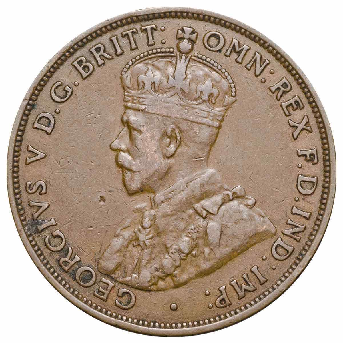 1931 Penny Indian & London Obverse Pair Fine-Very Fine - Image 5