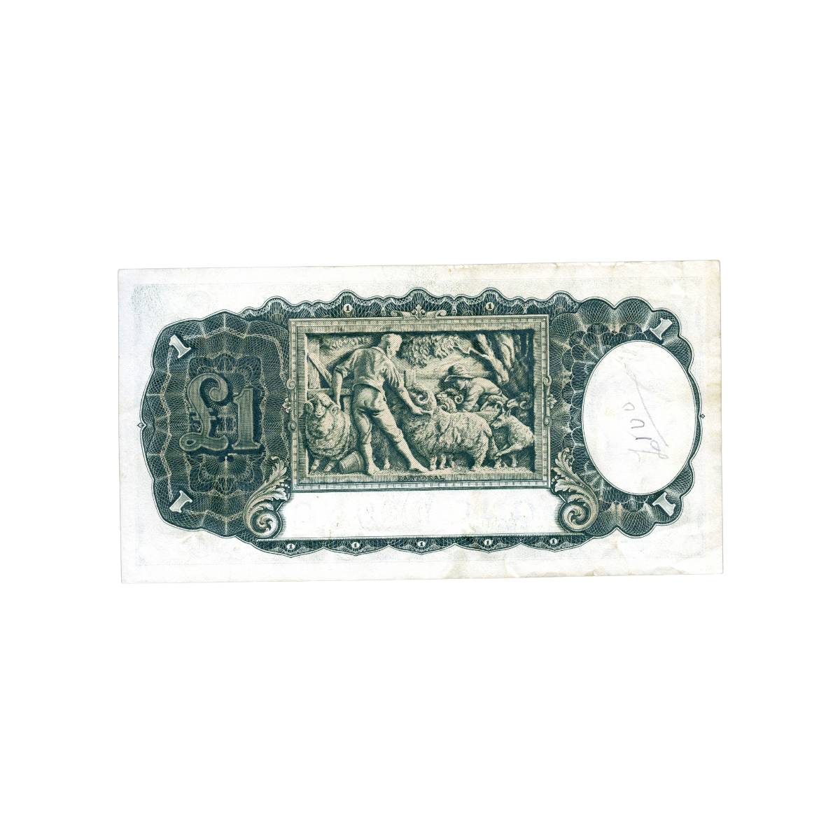 1933 £1 R28 Riddle/Sheehan Extremely Fine Banknote - Image 2