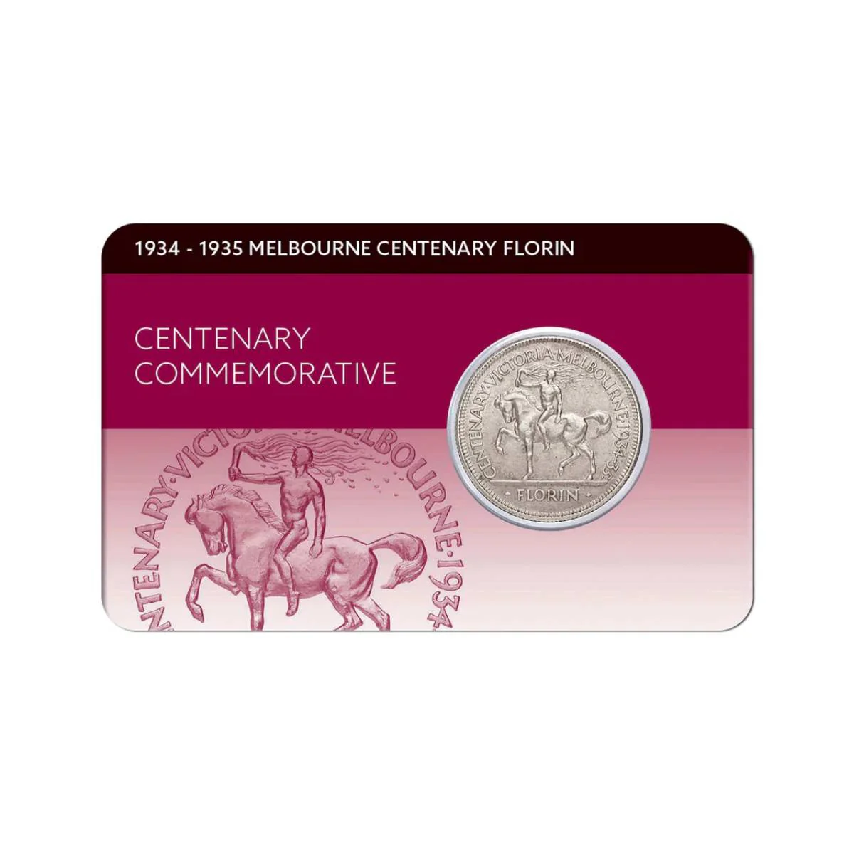 1934-35 Melbourne Centenary Florin Very Fine
