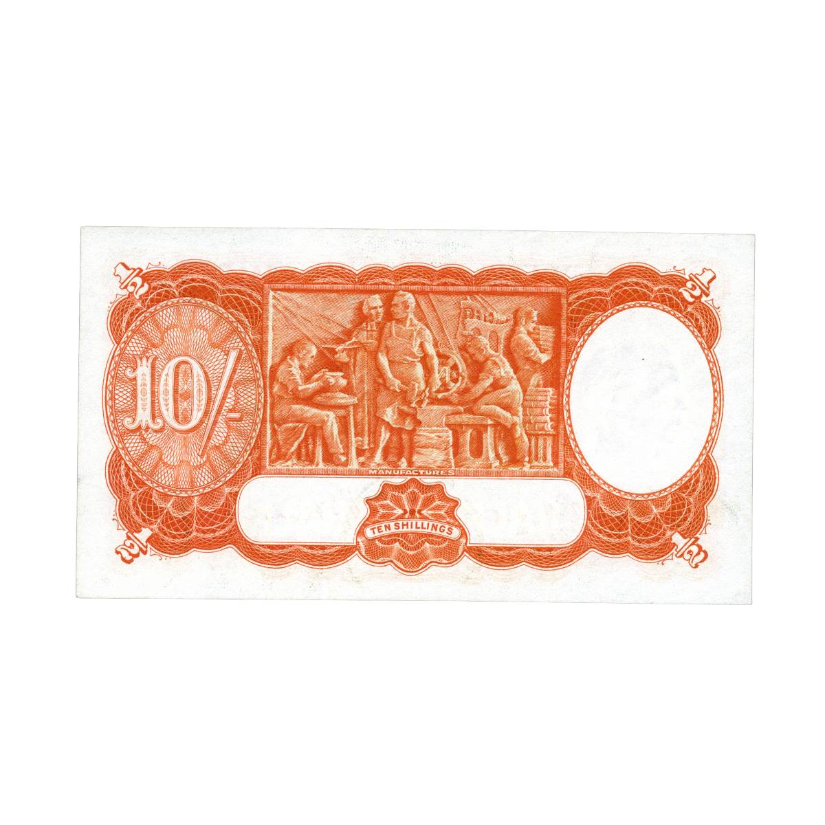 1936 10/- R11 Riddle/Sheehan Extremely Fine Banknote - Image 2