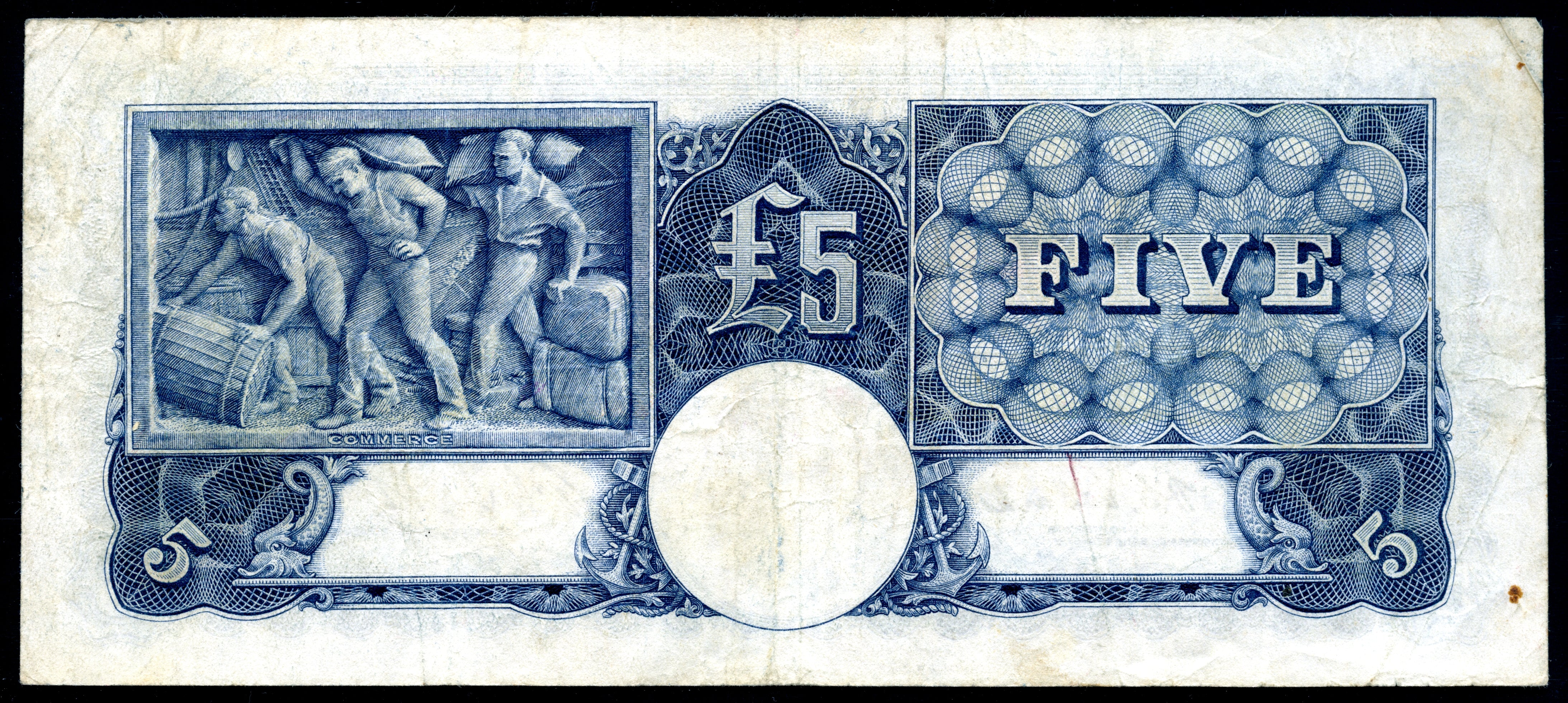 1949 10/-, £1, £5, £10 Coombs/Watt complete signature set of four notes (FINE-VF) - Image 5