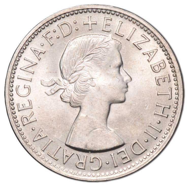 Elizabeth II 1954 Royal Visit Florin Uncirculated - Image 4