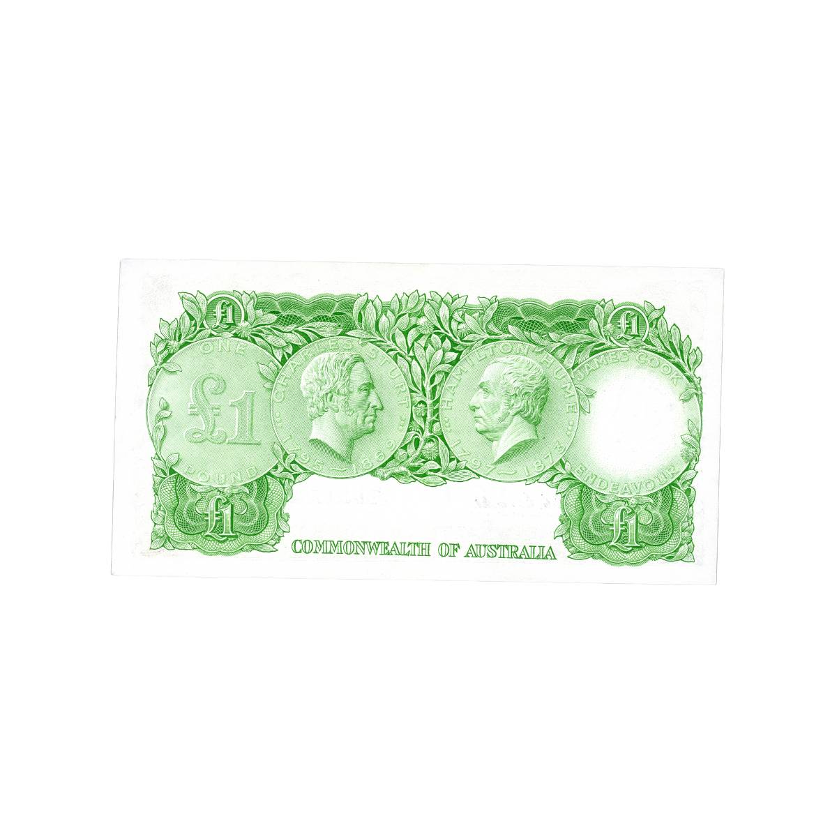 Australia 1961 £1 R34S Coombs/Wilson Reserve Bank about Uncirculated Star Note - Image 2