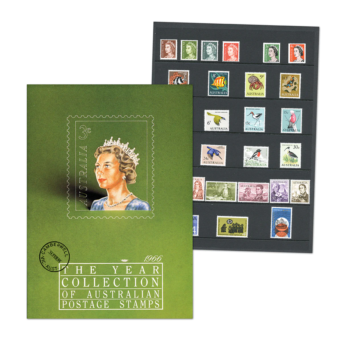 Australia 1966-80 Decimal Stamp Collection Mint Unhinged - Image 3