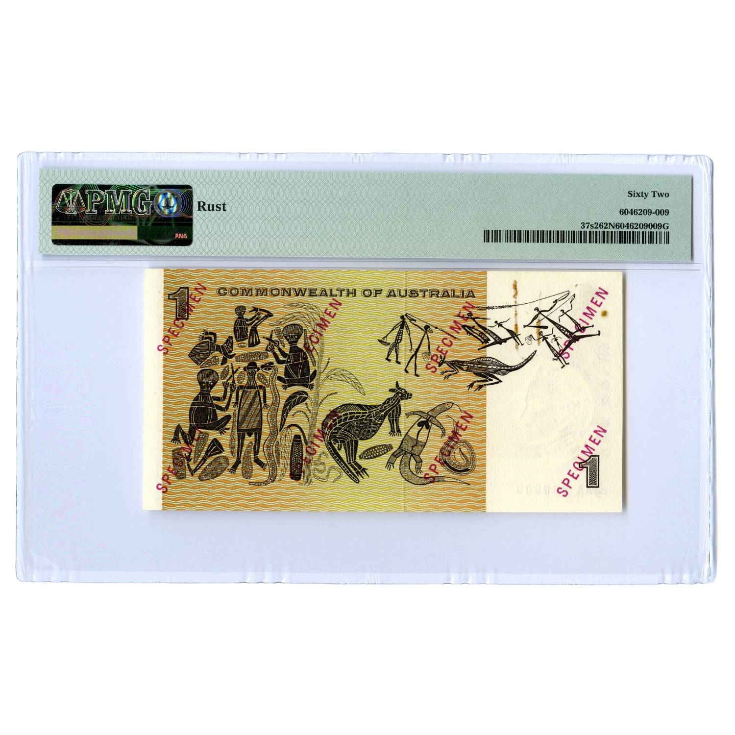 Australia 1966 $1 RSP06 Coombs/Wilson Type II Specimen PMG62 (Uncirculated) - Image 2