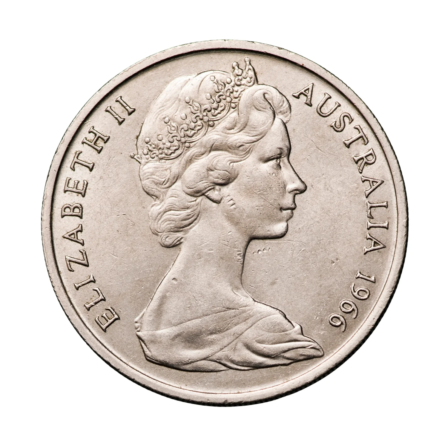 Australia 1966 20c Wavy '2' about Uncirculated Coin - Image 2