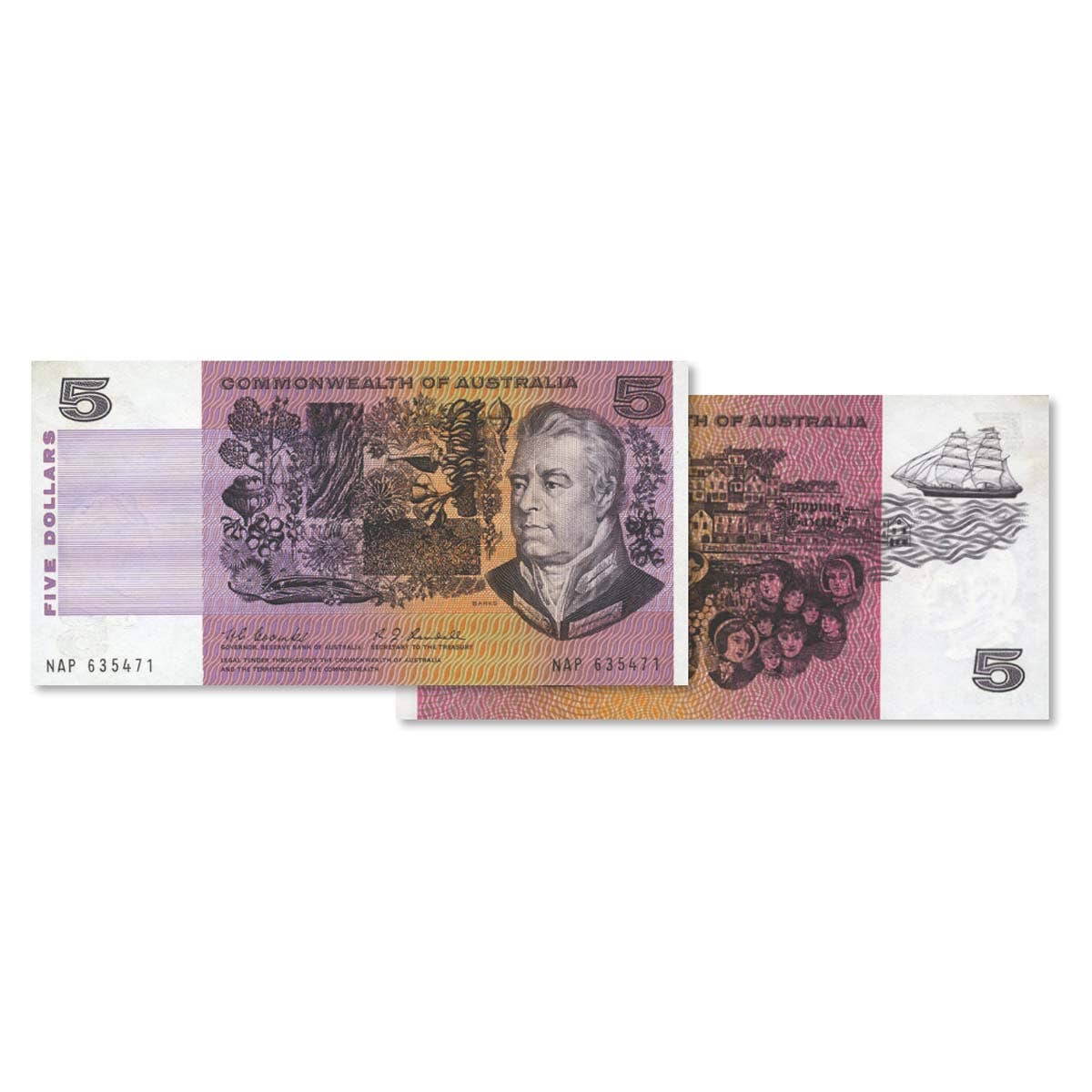 1967 $5 R202 Coombs/Randall Banknote Uncirculated