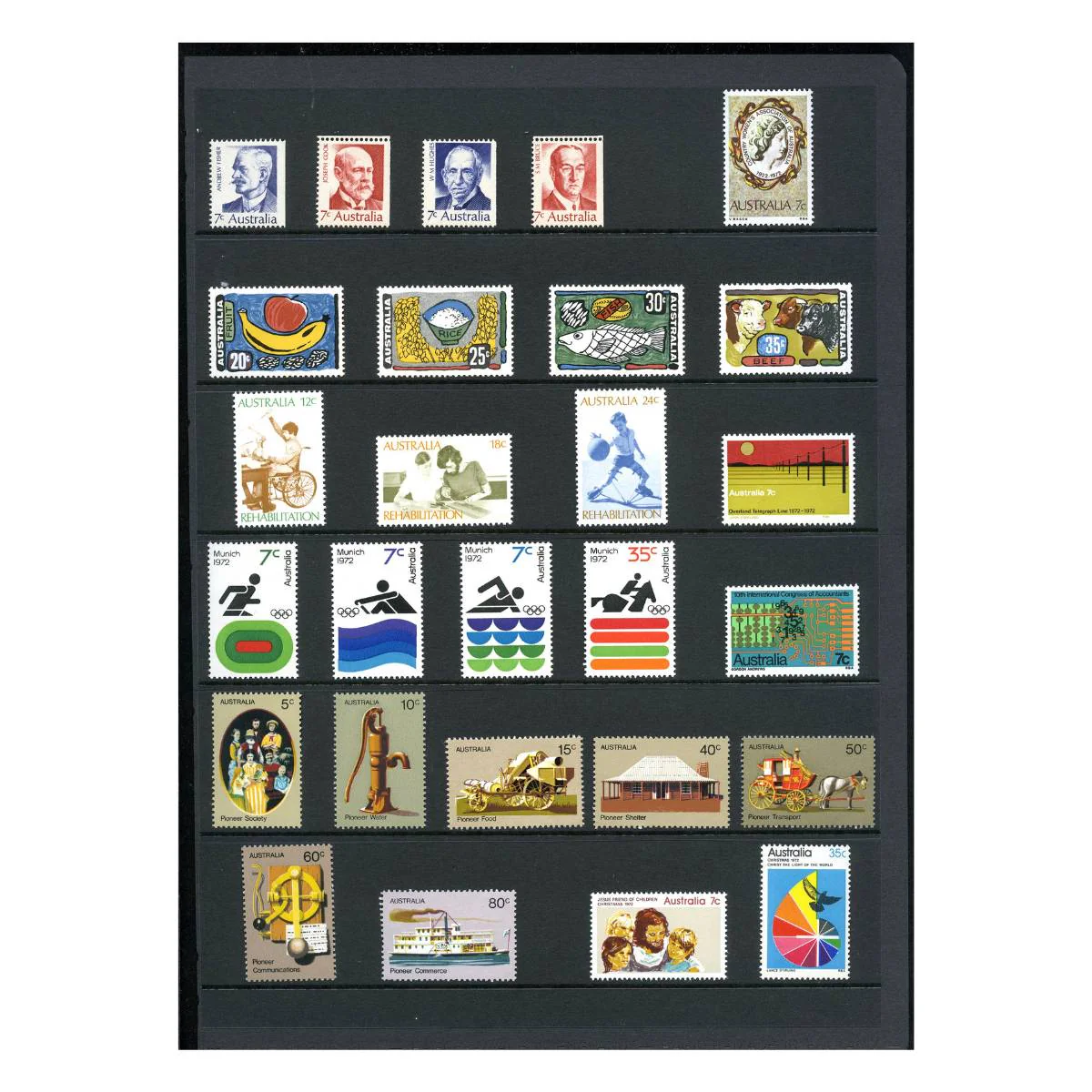 Australia 1966-80 Decimal Stamp Collection Mint Unhinged - Image 12