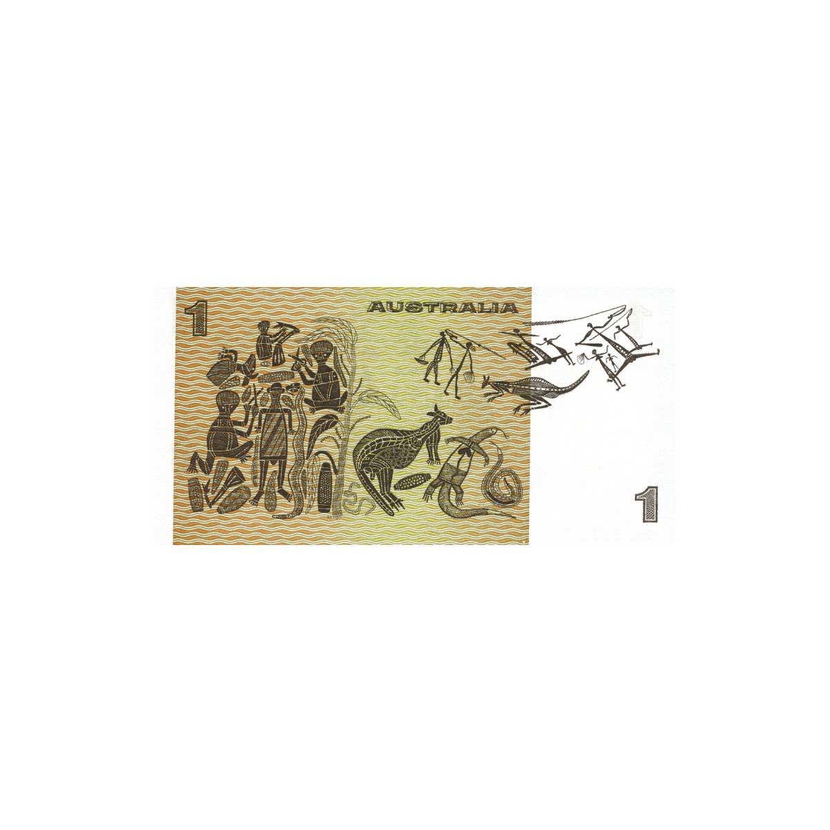 1976 $1 R76a & R76c Knight/Wheeler with  centre & side thread pair Uncirculated (2 notes) - Image 2