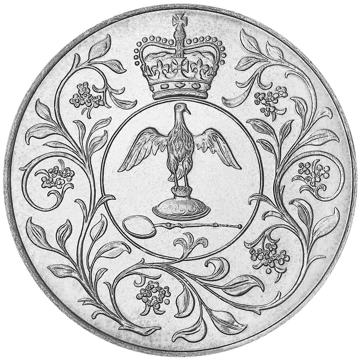 Great Britain Elizabeth II 1977 Silver Jubilee Colour Crown - Image 2