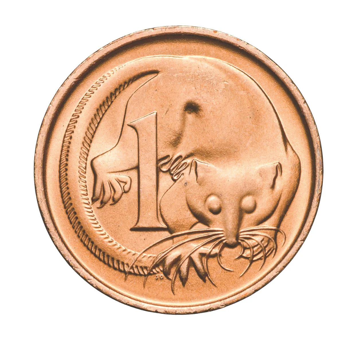 Australia 1979 1c Bronze Uncirculated 50-Coin Heads/Tails RAM Mint Roll - Image 2