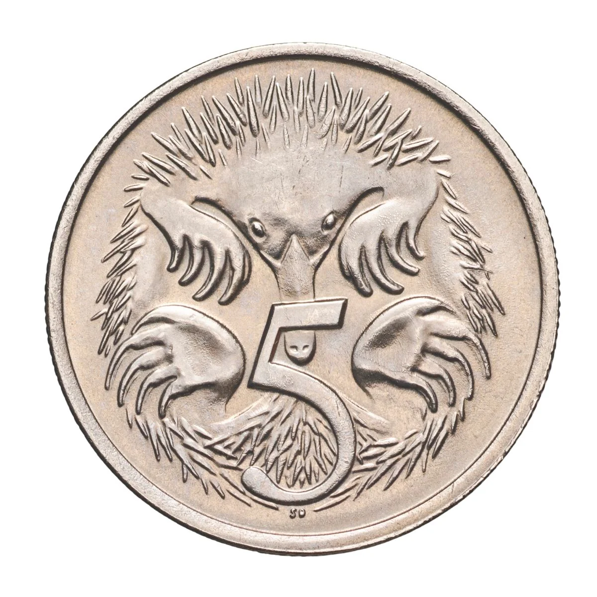 Australia 1979 5c Cupro-Nickel Uncirculated 40-Coin Heads/Tails RAM Mint Roll - Image 2