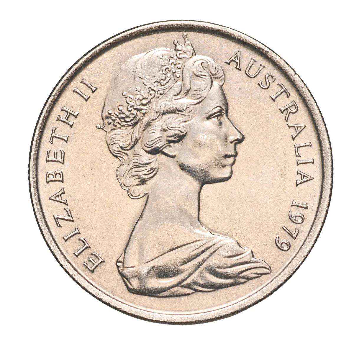 Australia 1979 5c Cupro-Nickel Uncirculated 40-Coin Heads/Tails RAM Mint Roll - Image 3