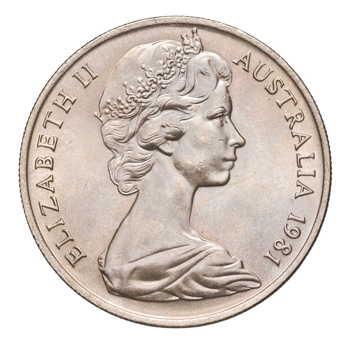 Australia 1981 10c Cupro-Nickel Uncirculated 40-Coin Heads/Tails RAM Mint Roll - Image 3