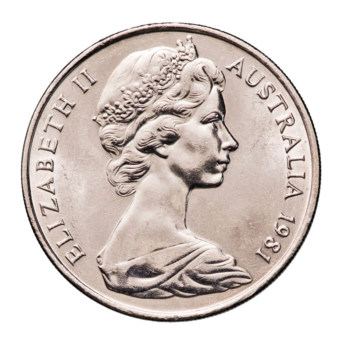 Australia 1981 20c Cupro-Nickel Uncirculated 20-Coin Heads/Tails RAM Mint Roll - Image 3