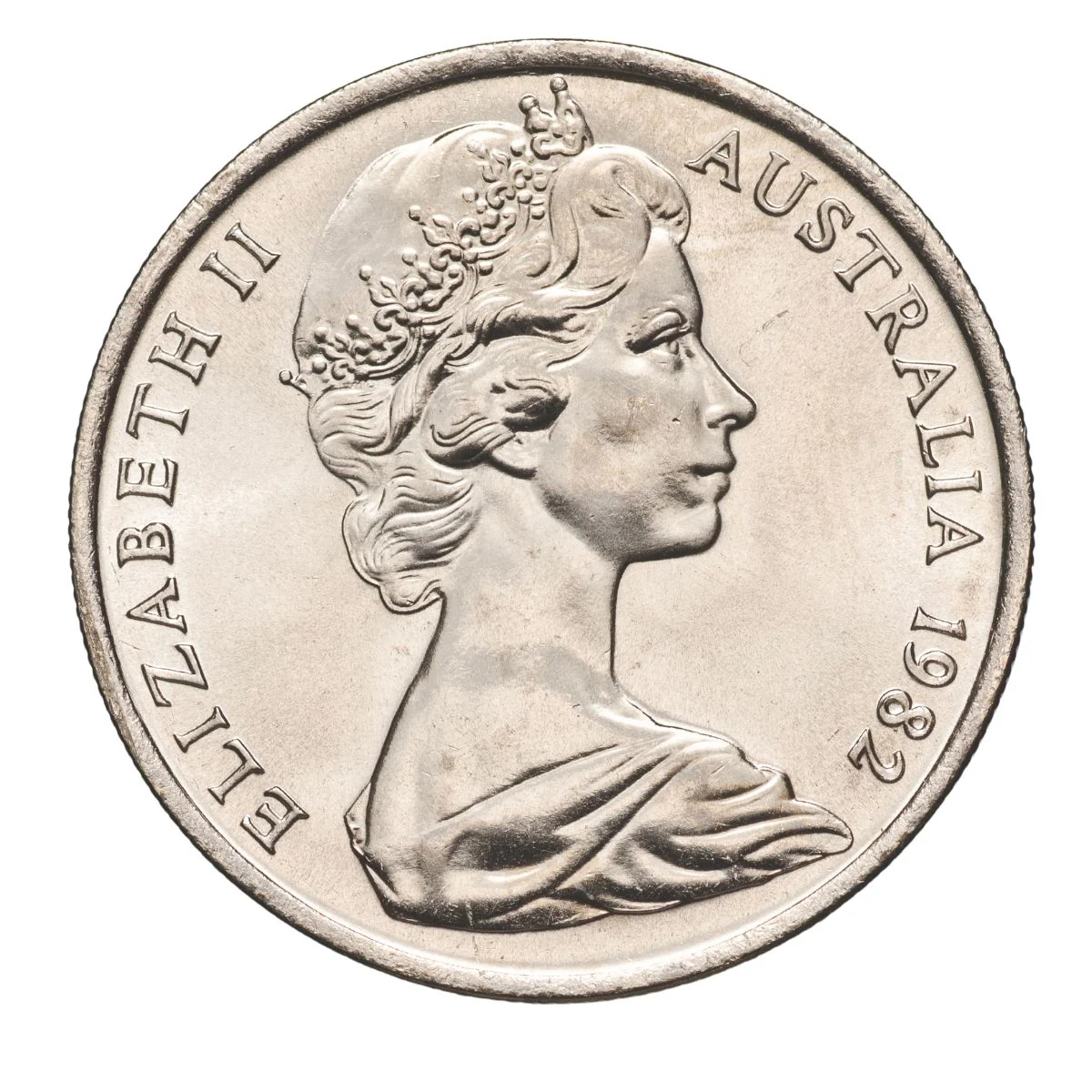 Australia 1982 10c Cupro-Nickel Uncirculated 40-Coin Heads/Tails RAM Mint Roll - Image 3