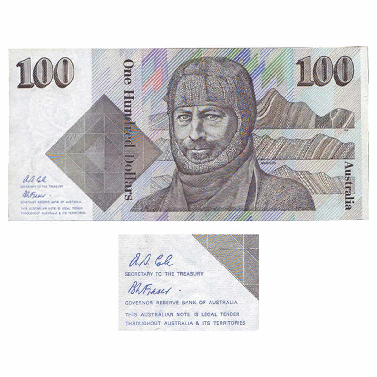 Australia 1984-96 $100 Uncirculated 5-Note Collection - Image 3