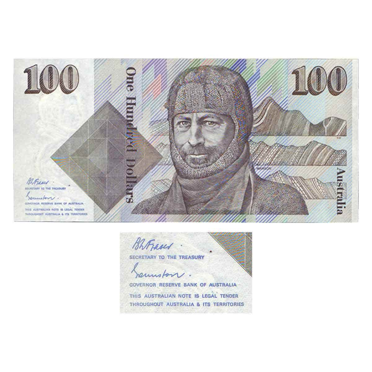 Australia 1984-96 $100 Uncirculated 5-Note Collection - Image 6