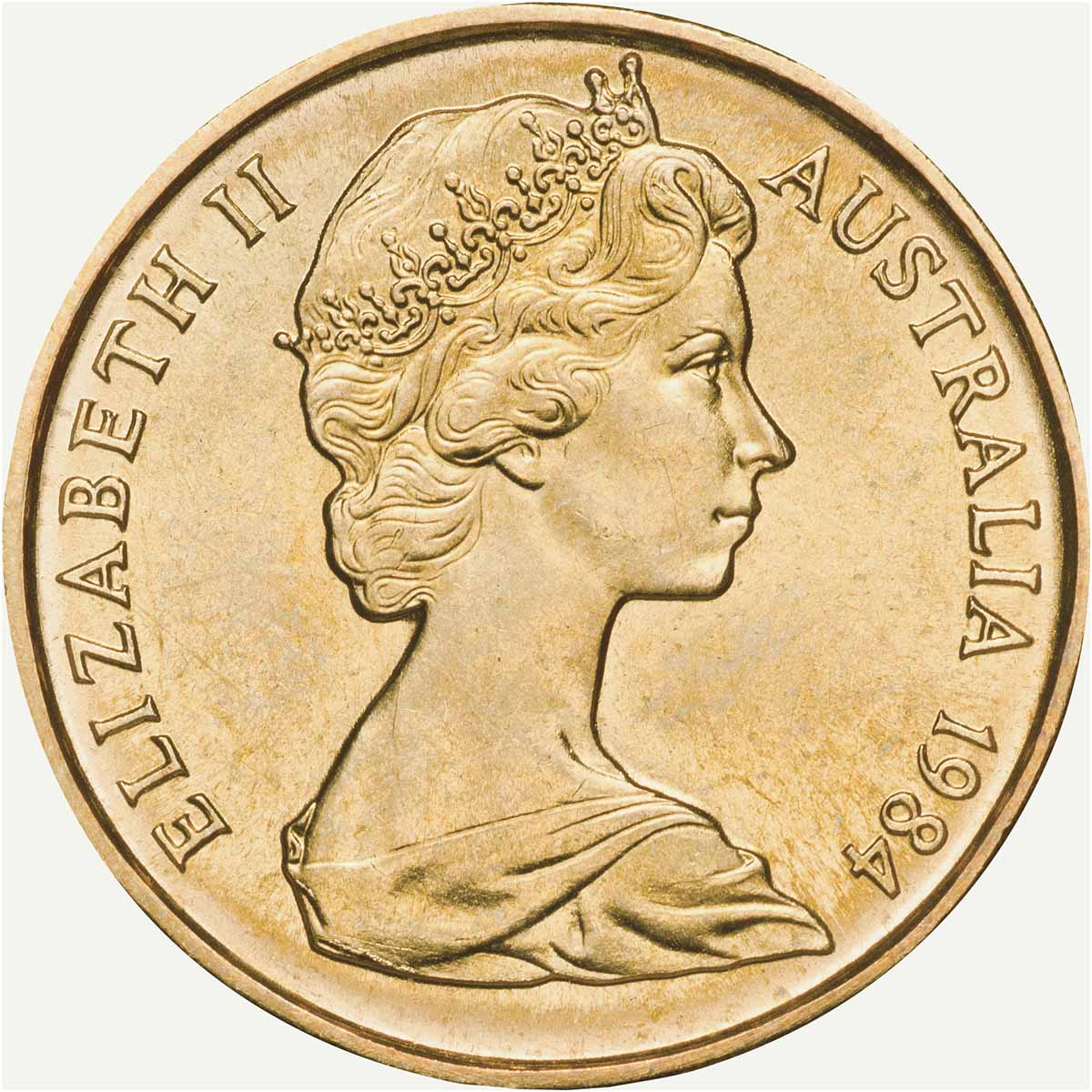 Australia 1984 First Elizabeth II $1 & 2023 First Charles III $1 Aluminium-Bronze Uncirculated Coin Pair - Image 3