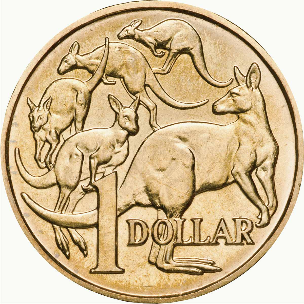 Australia 1984 First Elizabeth II $1 & 2023 First Charles III $1 Aluminium-Bronze Uncirculated Coin Pair - Image 6