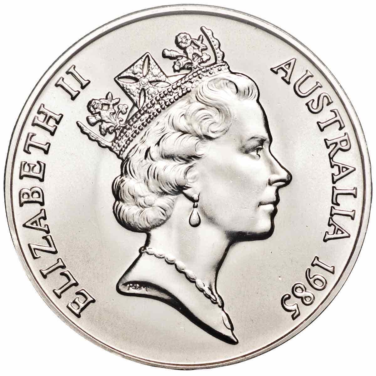 Australia 1985 $10 Victoria Silver Uncirculated Coin - Image 2