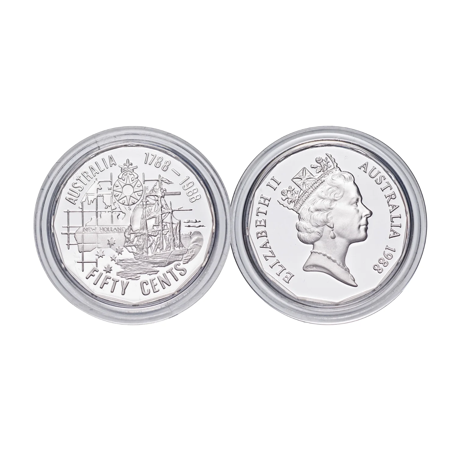 Australia Bicentenary 1988 50c Silver Proof Coin - Image 3