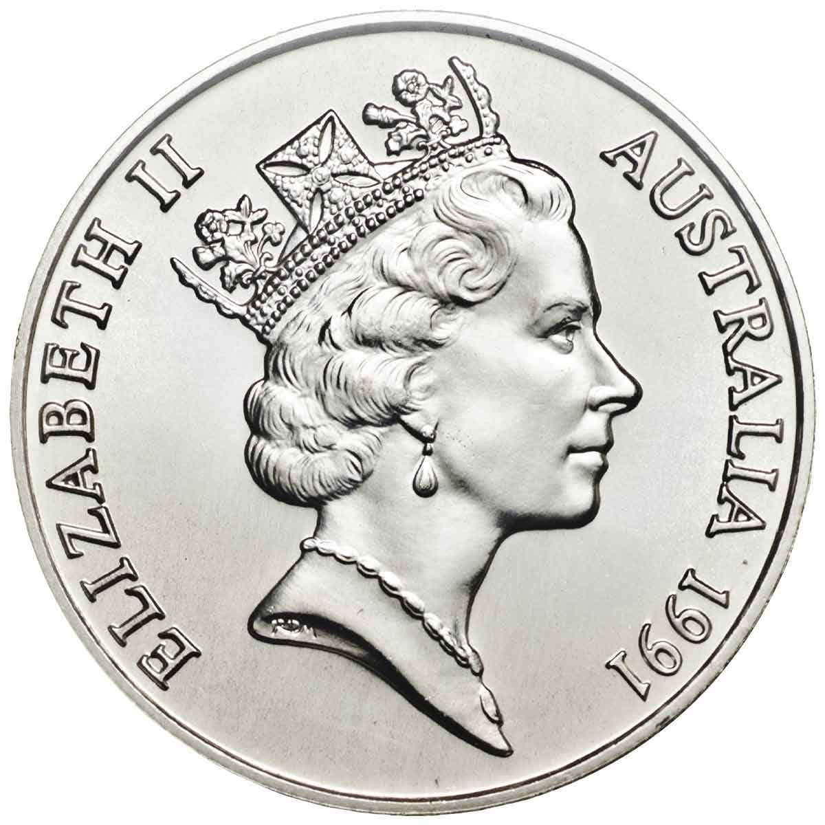 Australia 1991 $10 Tasmania Silver Uncirculated Coin - Image 2
