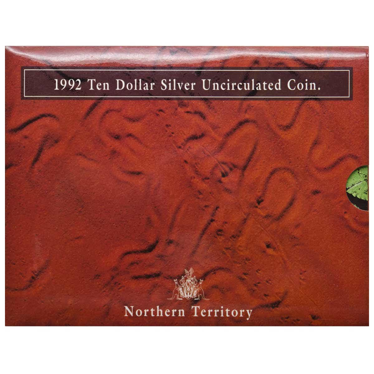 Australia 1992 $10 Northern Territory Silver Uncirculated Coin - Image 3