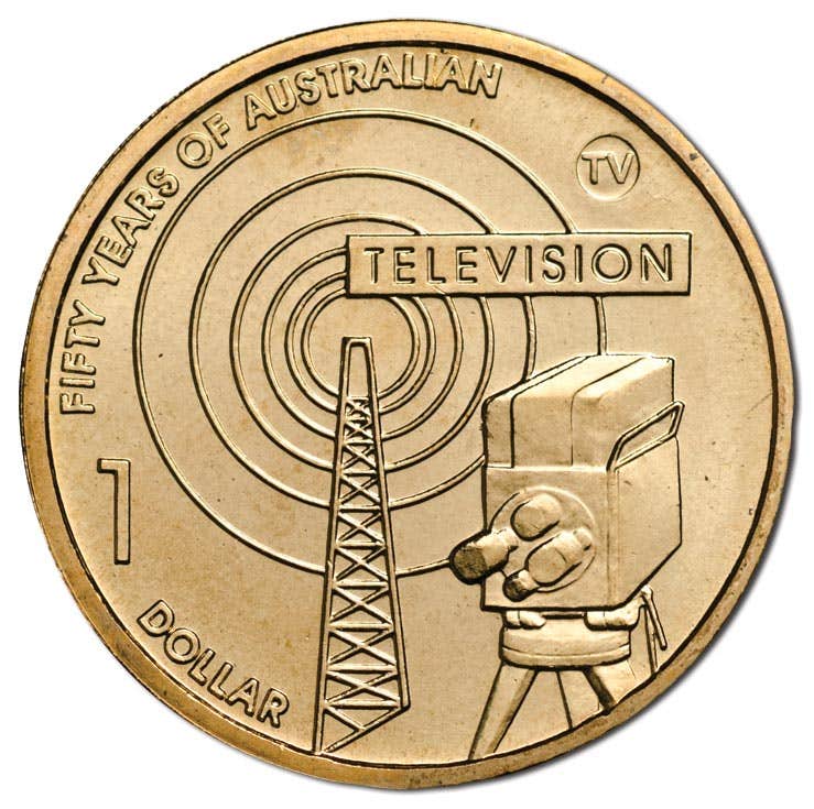 2006 $1 Television Uncirculated Coin (Mintmark of our choice)