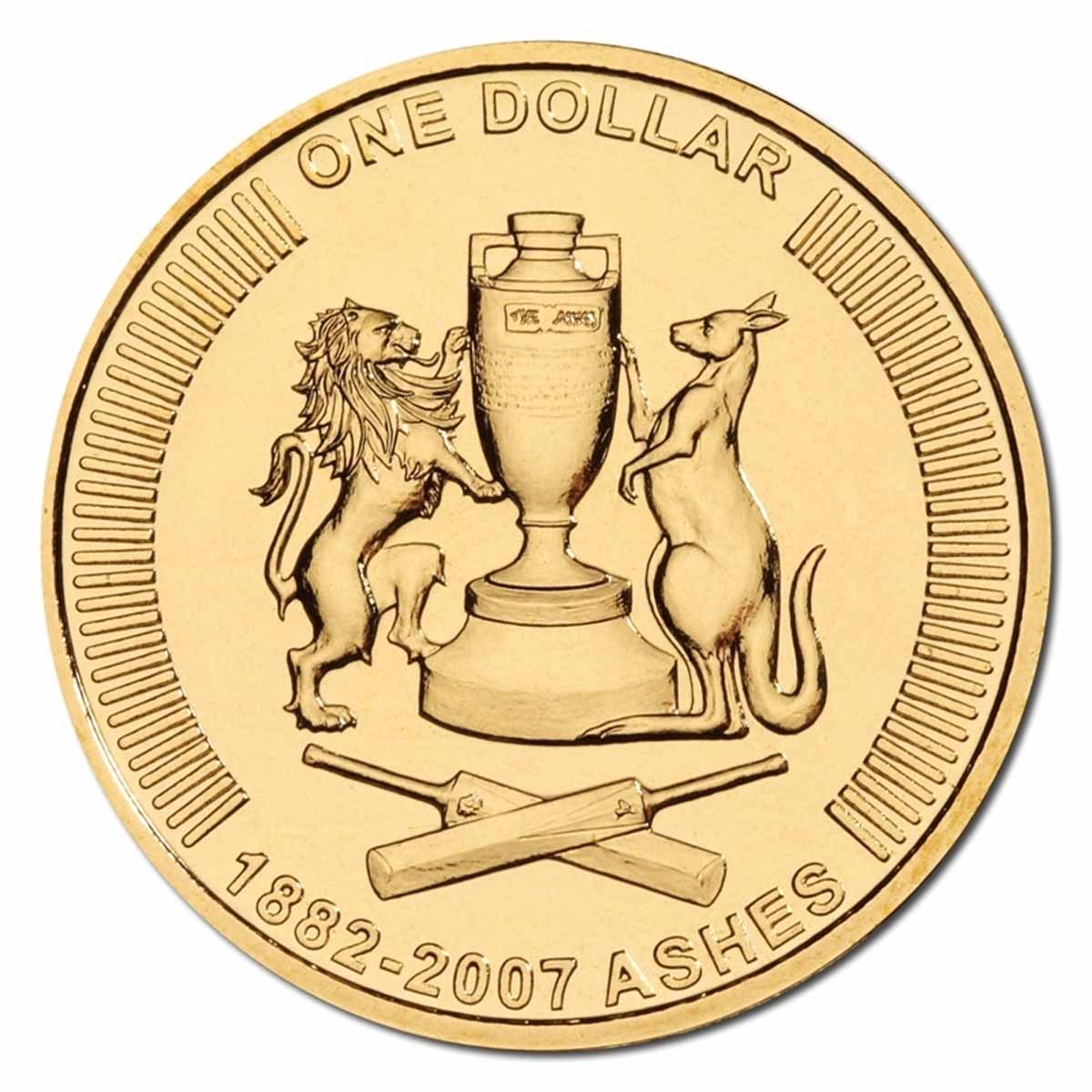 2007 $1 Ashes Uncirculated Coin