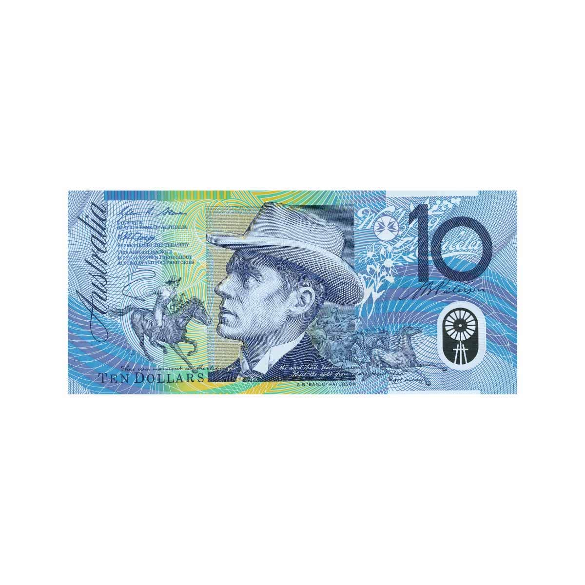 2008 $10 R321bL Stevens/Henry DF08 Last Prefix Banknote Uncirculated - Image 2