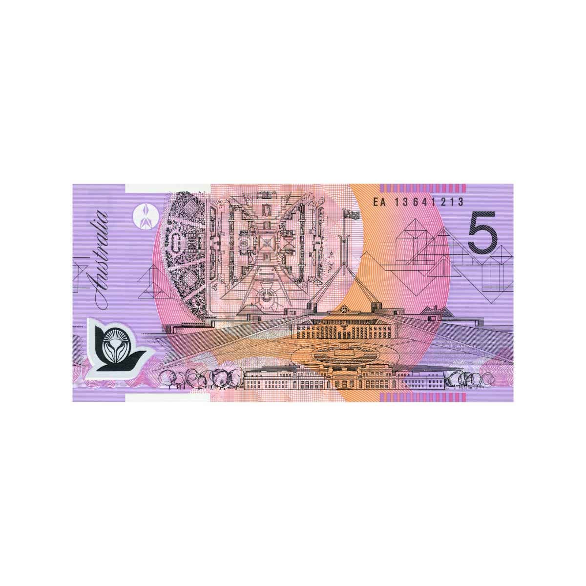 2013 $5 R222bL Stevens/Parkinson EA13 Last Prefix Banknote Uncirculated - Image 2