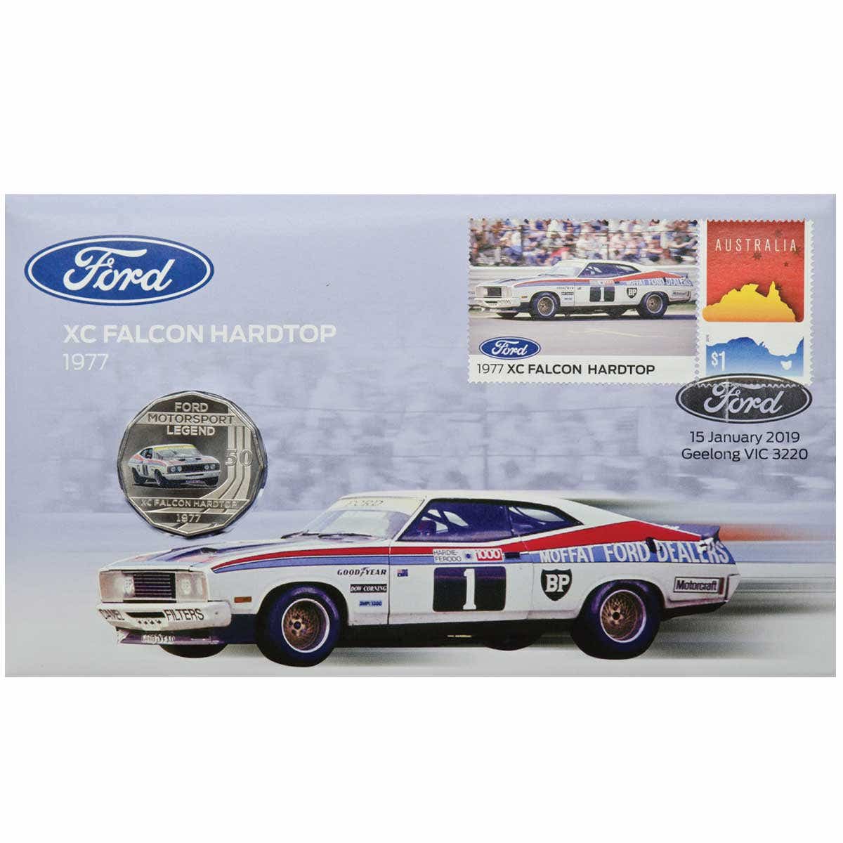 2017-18 50c Ford Stamp & Coin Cover Set of Nine - Image 7