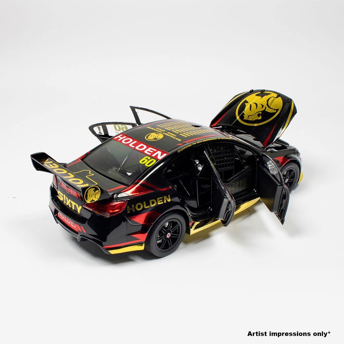 2023 BATHURST 1000 - HOLDEN COMMODORE VF V8 SUPERCAR - 60th ANNIVERSARY OF THE BATHURST GREAT RACE - SPECIAL LIMITED EDITION - 1:18 Scale Diecast Model Car - Image 14
